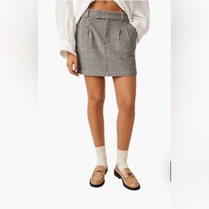 Free People Pop Preppy Herringbone Miniskirt ❤️NWT❤️Size 8
